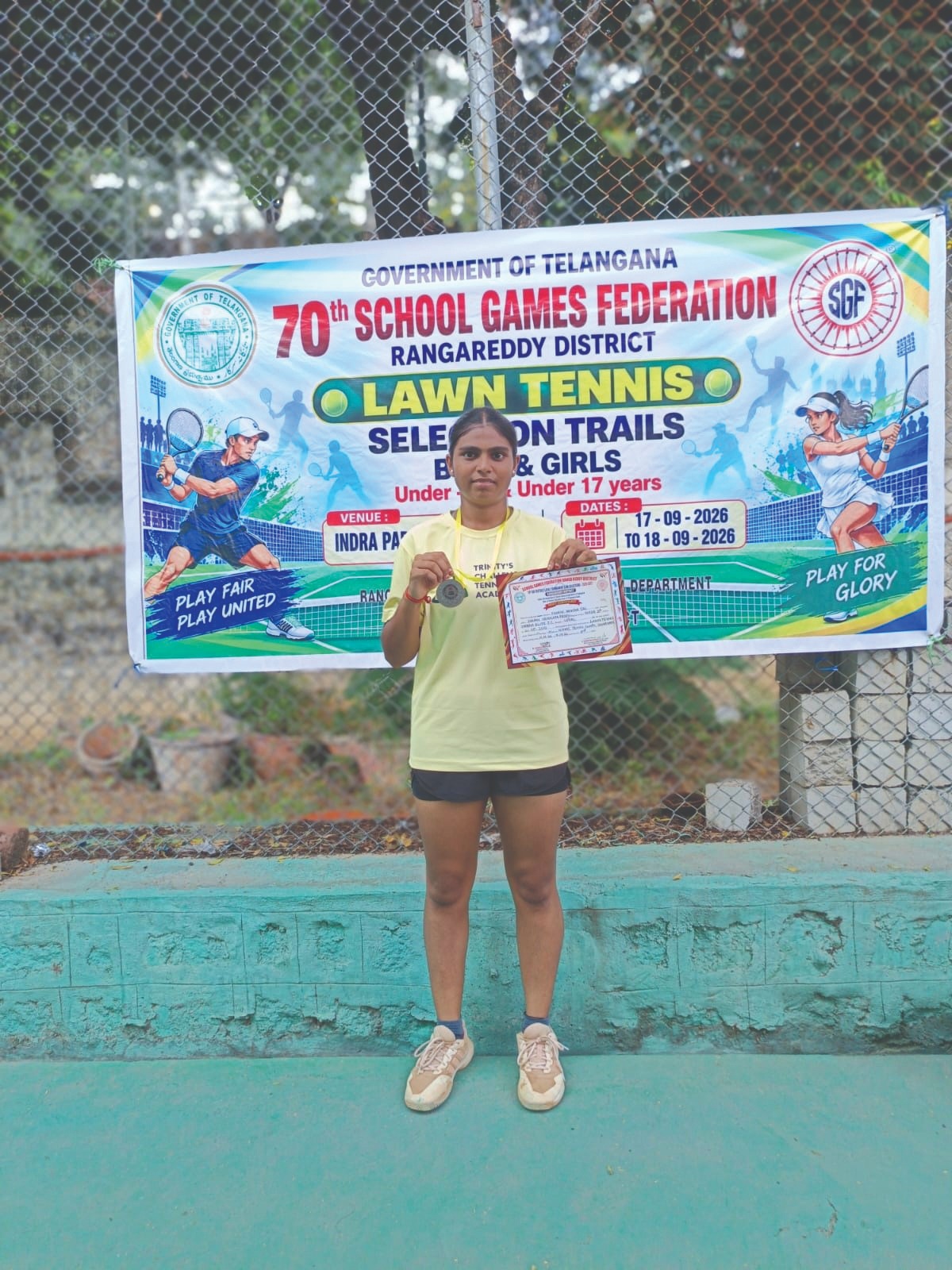 A Remarkable Achievement in Lawn Tennis